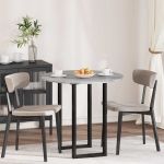 Placă de masă sonoma gri 80 x 80 x 1.5 cm Lemn compozit GartenMobel Dekor