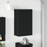 Dulap de Baie Pe perete Negru 39 x 23.5 x 65 cm Lemn compozit GartenMobel Dekor