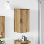 Dulap de Baie stejar artizanal 30 x 31.5 x 61 cm Lemn compozit GartenMobel Dekor