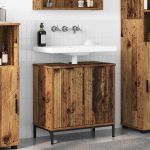 Dulap pentru Chiuveta de Baie Lemn vechi 60.5 x 33.5 x 61 cm GartenMobel Dekor