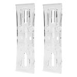 Set 2 suporti numar inmatriculare slim, fara rama, transparenti; AMIO AutoDrive ProParts