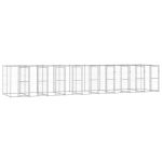 Padoc pentru câini de exterior, 21,78 m², oțel galvanizat GartenMobel Dekor