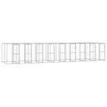 Padoc pentru câini de exterior, 21,78 m², oțel galvanizat GartenMobel Dekor