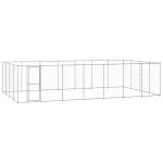 Padoc pentru câini de exterior, 33,88 m², oțel galvanizat GartenMobel Dekor