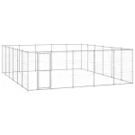 Padoc pentru câini de exterior, 36,3 m², oțel galvanizat GartenMobel Dekor