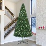 Brad de Crăciun artificial cu lumini decorative cu coarde GartenMobel Dekor