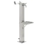 Coloană de apă de grădină, 95 cm, oțel inoxidabil, pătrat GartenMobel Dekor