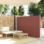 Copertină laterală retractabilă, maro, 140x300 cm   GartenMobel Dekor