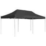 Cort de petrecere pliabil profesional, antracit, 6x3m, aluminiu GartenMobel Dekor