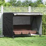 Husă pentru leagăn de exterior 220 x 150 x 150 cm GartenMobel Dekor