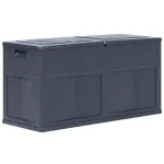 Ladă de depozitare de grădină, negru, 320 L GartenMobel Dekor