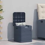 Ladă de depozitare pentru grădină, antracit, 90 L GartenMobel Dekor