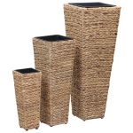 Straturi înălțate, 3 buc., maro, zambilă de apă GartenMobel Dekor