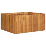 Strat înălțat de grădină, 100x100x50 cm, lemn masiv de acacia GartenMobel Dekor