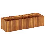 Strat înălțat de grădină, 100x30x25 cm, lemn masiv de acacia GartenMobel Dekor