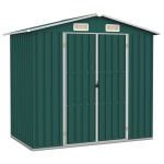 Șopron de grădină, verde, 205 x 129 x 183, oțel galvanizat GartenMobel Dekor