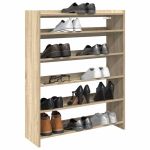 Pantofar, stejar sonoma, 80x25x100 cm, lemn prelucrat GartenMobel Dekor