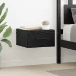 Dulap de noapte Stejar negru 35 x 35 x 20 cm Lemn compozit GartenMobel Dekor