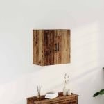 Dulap de perete Lemn vechi 60 x 31 x 60 cm Lemn compozit GartenMobel Dekor