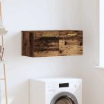 Dulap de perete Lemn vechi 80 x 36.5 x 35 cm Lemn compozit GartenMobel Dekor