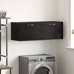Dulap de perete Stejar negru 100 x 36.5 x 35 cm Lemn compozit GartenMobel Dekor