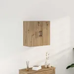 Dulap de perete stejar artizanal 60 x 31 x 60 cm Lemn compozit GartenMobel Dekor