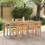 Masă de grădină pentru dining Gri 180 x 90 x 75 cm GartenMobel Dekor