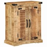 Bufet Maro 55 x 35 x 70 cm lemn de mango nefinisat GartenMobel Dekor