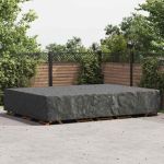 Husă pentru mobilier de exterior Negru 400 x 300 x 70 cm 210D GartenMobel Dekor
