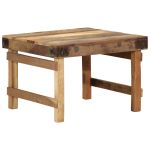 Masă de cafea Maro 60 x 55 x 40 cm Lemn masiv reciclat GartenMobel Dekor