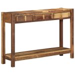 Masă de consolă Maro 107 x 33 x 76 cm Lemn masiv recuperat GartenMobel Dekor