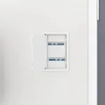 Panouri de acces 2 pcs Alb 23 x 15 x 2 cm Plastic ABS GartenMobel Dekor