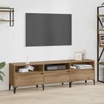 Cabinet TV stejar artizanal 150 x 30 x 44.5 cm Lemn compozit GartenMobel Dekor