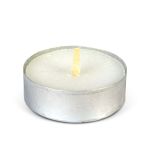 Set 20 lumânări tip pastilă (tealight) albe – Ø37 mm Best CarHome