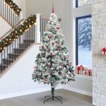 Brad de Crăciun artificial Alb 300 cm GartenMobel Dekor