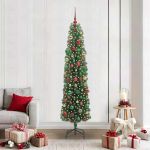 Brad de Crăciun artificial Verde 210 cm PVC GartenMobel Dekor