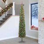 Brad de Crăciun artificial Verde 270 cm PVC GartenMobel Dekor