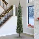 Brad de Crăciun artificial Verde 300 cm PVC GartenMobel Dekor