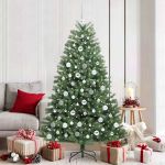 Brad de Crăciun artificial cu ramuri articulare Verde 180 cm GartenMobel Dekor