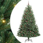 Brad de Crăciun artificial cu ramuri articulare Verde 210 cm GartenMobel Dekor