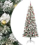 Brad de Crăciun artificial cu ramuri articulare 210 cm GartenMobel Dekor