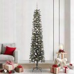Brad de Crăciun artificial cu 300 LED Verde 58 x 58 x 240 cm GartenMobel Dekor