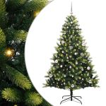 Pom de Crăciun Artificial cu Ramuri Hinge, 150 LED-uri 150 cm GartenMobel Dekor