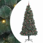 Brad de Crăciun artificial pre-luminat cu set de bile 210 cm GartenMobel Dekor