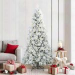 Brad de Crăciun artificial cu ramuri articulare Verde 210 cm GartenMobel Dekor
