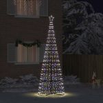 Brad de Crăciun LED cu 800 LED Multicolour 400 cm Fier GartenMobel Dekor
