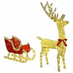 Sanie cu ren Alb cald 120 cm 55 cm țesătură GartenMobel Dekor