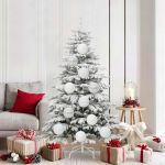 Set de Globuri de Crăciun 9 pcs Alb GartenMobel Dekor