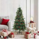 Brad de Crăciun artificial cu ramuri articulare Verde 150 cm GartenMobel Dekor