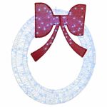 Coroană cu lumini cu bandă LED Alb rece 120 cm Acril GartenMobel Dekor